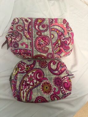 Vera Bradley Large and small Cosmetic Bag
